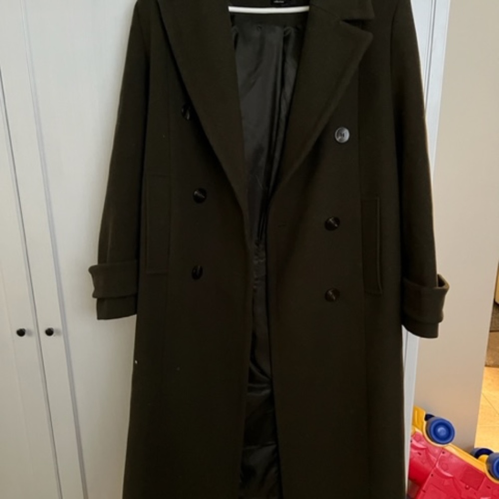 Dark Green Coat - long